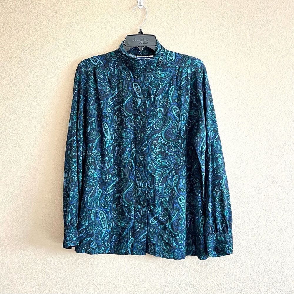 Pendleton Classics Paisley Button Down Top